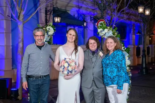 Alexis, Christian, and the Russell-Loretz family